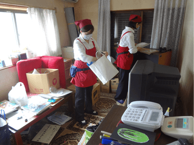 片付けの様子(2)