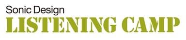 ソニックデザイン リスニングキャンプ　イベントロゴタイプ