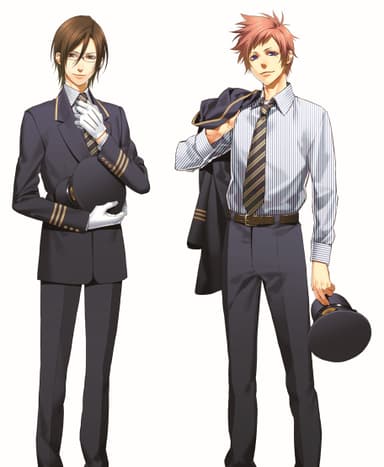 田野畑ユウ(左)　恋し浜レン(右)