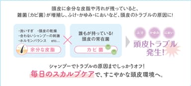 （参考）頭皮トラブルの原因