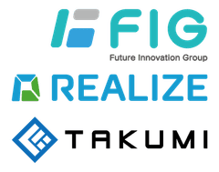 FIG株式会社、REALIZE株式会社、株式会社匠