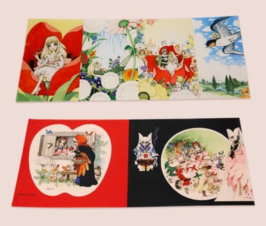 フェイスタオル「おやゆびひめ」＆「白雪姫」　各3&#44;300円(税込)