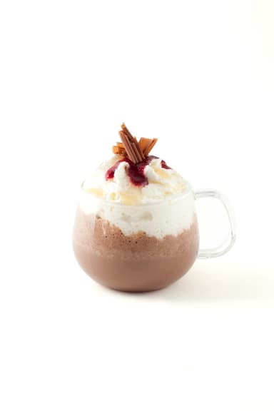ショコラマロンドリンク(ホット)　銀座店イートイン仕様