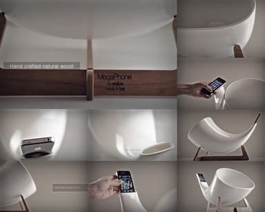 Megaphone White