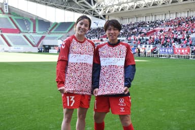 左／北川ひかる選手・右／高瀬愛実選手