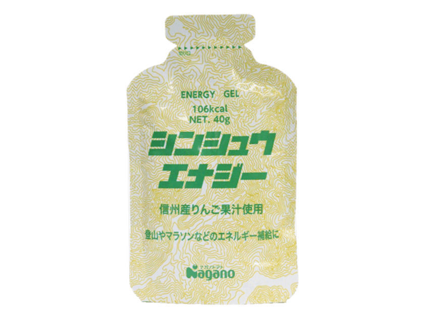 信州にあるナガノトマトから
信州産りんご果汁を使用したエナジージェル
「シンシュウエナジー」を販売開始