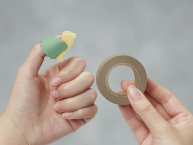 親指にはめて使います