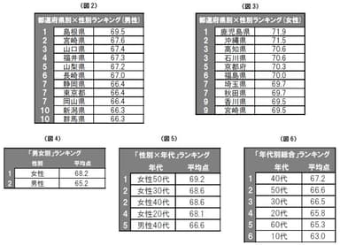 結果(図2～図6)