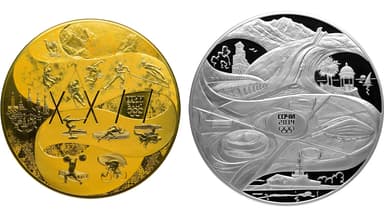 3キロ金・銀貨