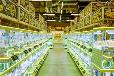 全221台のクレーンゲーム