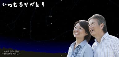 結婚記念(メッセージ入り)