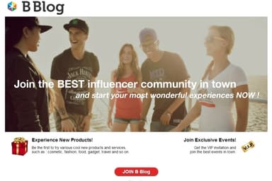 B Blog top