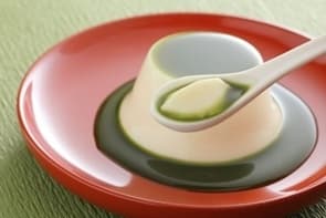 旅館大村屋　抹茶プリン