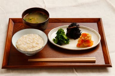 お粥定食