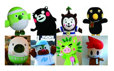 九州のゆるキャラ大集合 (C)2010熊本県くまモン　協力：銀座熊本館