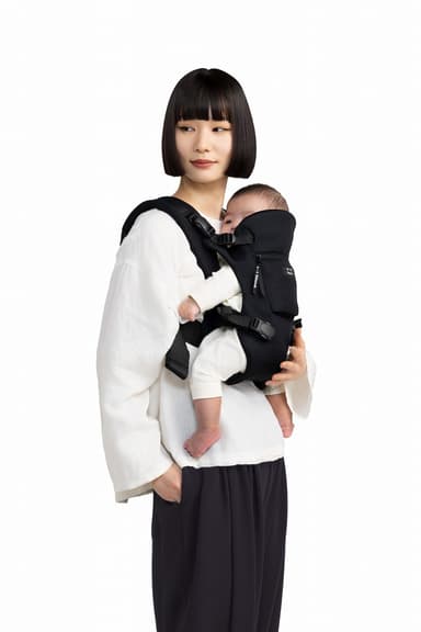 新生児に特化しているので、首すわり前の赤ちゃんでもしっかりとフィットします。