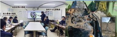 図4：デジタルツインを活用した打合せの様子