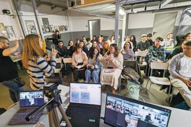 国際交流会の様子