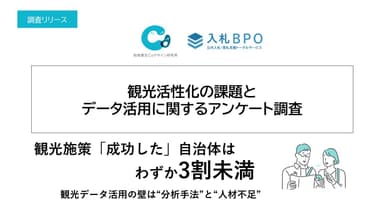 「観光活性化の課題とデータ活用に関するアンケート調査」