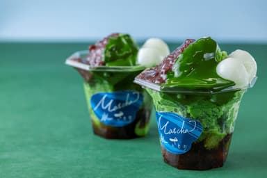 新！ひんやりお濃茶スイーツ　「お濃茶かき氷」