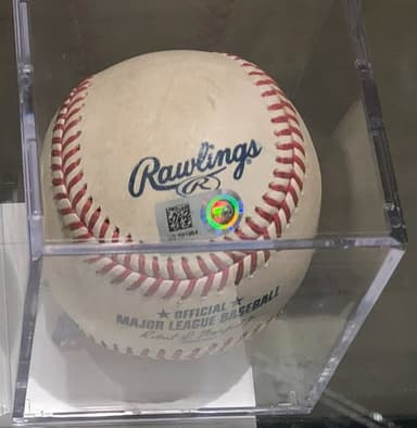 大谷選手　実投球ボール
