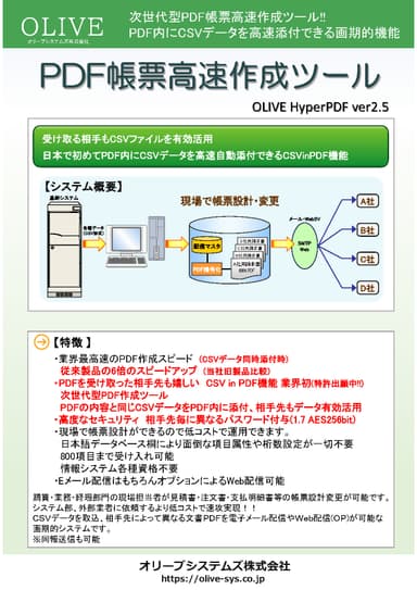 パンフレット表