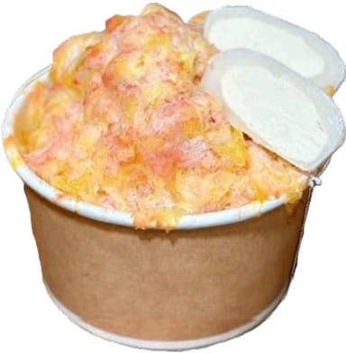 マンゴー＆ストロベリーMIXonバニラ＆白餡