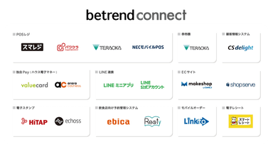 図3 『betrend connect』の対応サービス一覧
