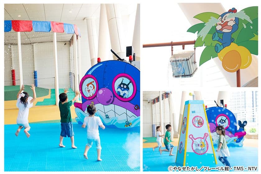 バイキンメカがびしょ濡れにしちゃうぞ！
『水あそびひろば』6月21日(土)オープン　
2025年6月21日(土)～10月5日(日)