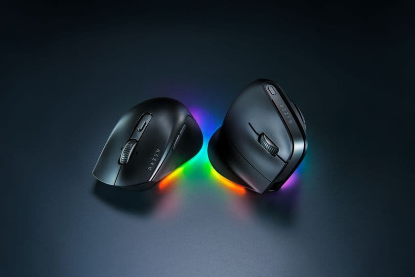 ＜Razer＞次世代の操作性と作業環境を実現し、
作業スペースと作業効率を最適進化「Razer Pro Click V2」
「Razer Pro Click V2 Vertical Edition」
「Razer Monitor Stand Chroma」
2025年5月22日(木)より予約開始