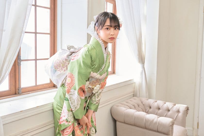 モデル・女優の林芽亜里が振袖をプロデュース！
ジョイフル恵利、新ブランド「コフレドゥブーケ」をリリース
