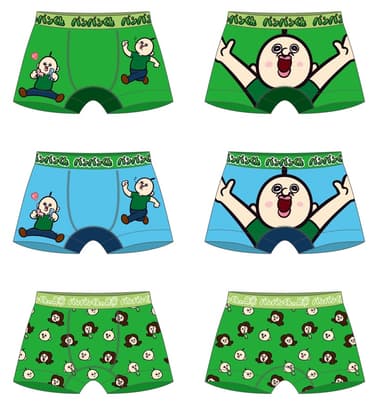 パンパンくんの日常ボクサーパンツ　各1&#44;758円
