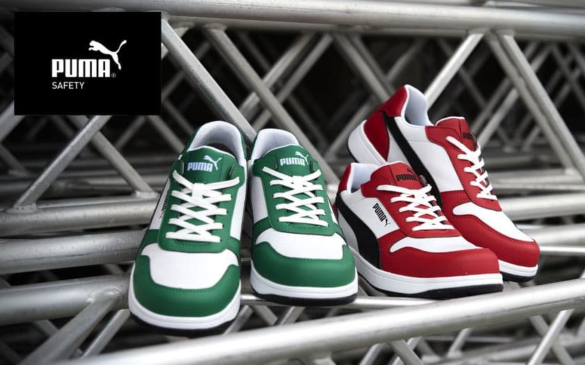 PUMA SAFETY、
HERITAGEシリーズFRONTCOURTにシューレースタイプ登場　
洗練されたフォルムに個性豊かな2色をラインナップ