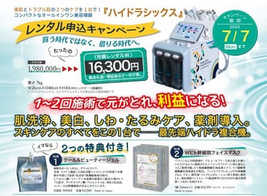 クール＆ビューティージェルと、ハイドラシックス
