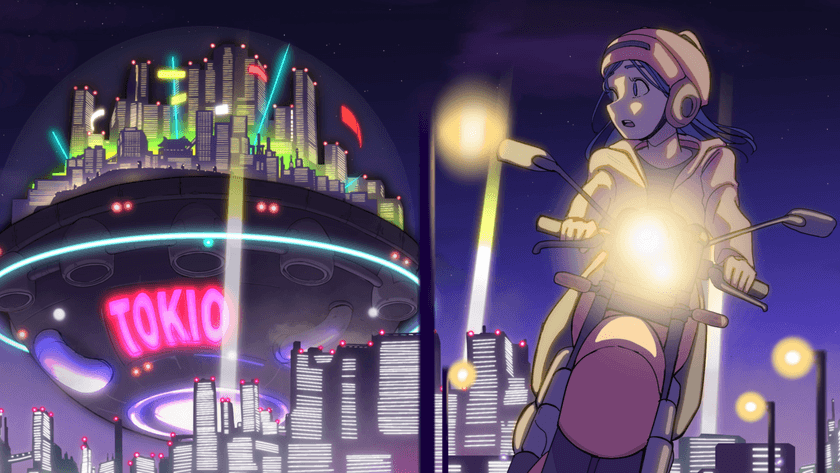 ”リバイバル”音楽プロジェクト『Newtro』
沢田研二の代表作「TOKIO」が、Parallel 80によって現代に再起動！
空飛ぶ都市に響く、近未来ノスタルジーのサウンドアート。