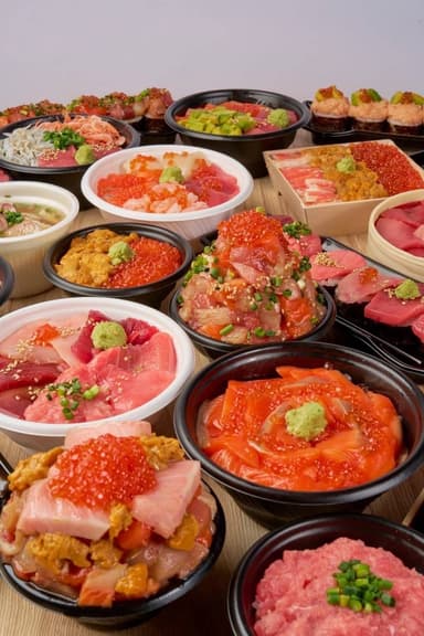 ＜感謝の5種 熱海堪能ミニ桶丼＞