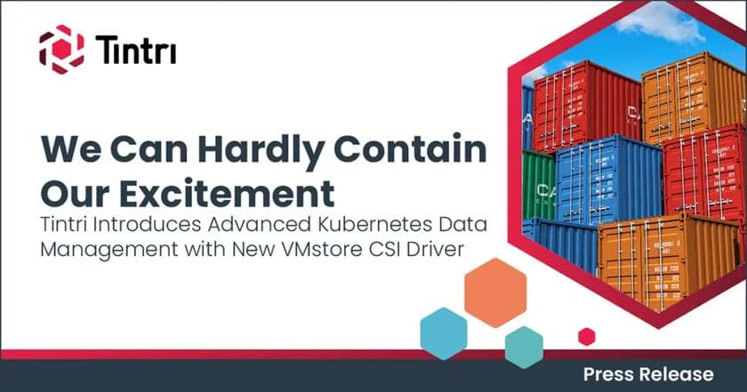Tintri、VMstoreの高度なデータ管理をKubernetesに拡張