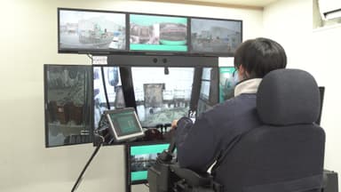 遠隔操作との組み合わせによる運用