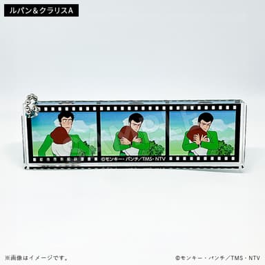 フィルム風アクリルキーホルダー ルパン＆クラリスA