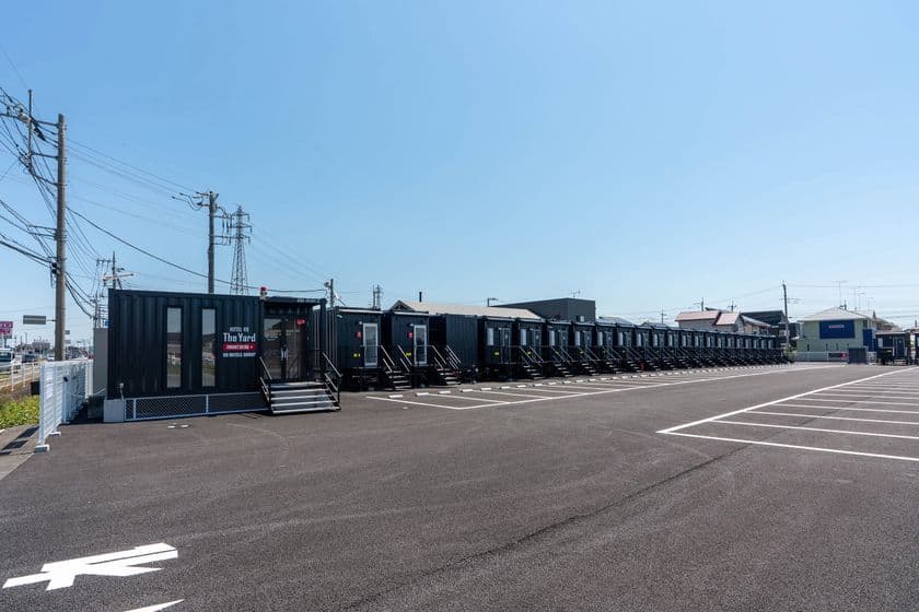 栃木県栃木市に"フェーズフリーホテル"が登場！
コンテナホテル「HOTEL R9 The Yard 栃木大平」が
2025年7月3日(木)開業！