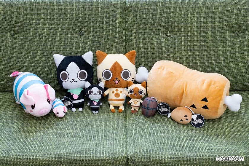 クレーンゲームで「一狩りしようぜっ！」　
「モンスターハンター」シリーズのアミューズメント専用景品が
エスケイジャパンより6月下旬から登場！