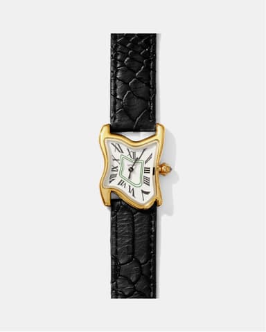 Small Gold White Black