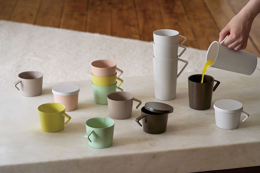液だれしないマグカップが誕生！注ぐに特化した多用途マグ
「tak. NEST jug mug」2025年8月発売　
6月18日～20日、インテリア ライフスタイル2025で初公開！