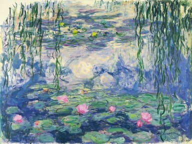 クロード・モネ《睡蓮》1916-1919年頃 油彩／カンヴァス マルモッタン・モネ美術館、パリ (C) musee Marmottan Monet