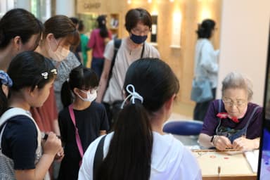 昨年の様子(実演1)
