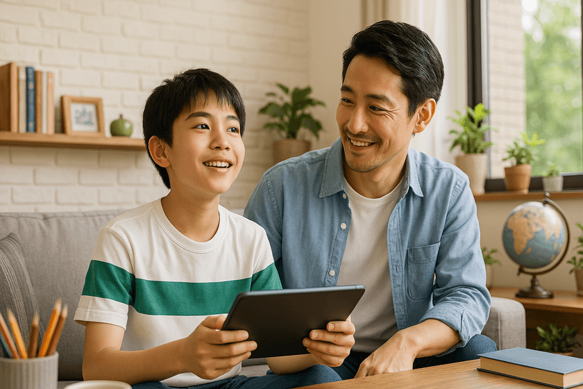 問答式対話で子どもの考える力を伸ばす
AI学習ツールの提供開始　
「AI通知表」機能で隠れた才能や関心事を発見