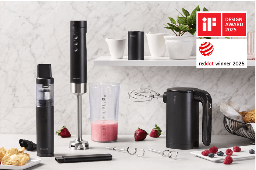 コードレスで、キッチンをもっと自由に！
ツヴィリングの調理家電から新シリーズ
「ZWILLING XTEND」が7月3日(木)に発売