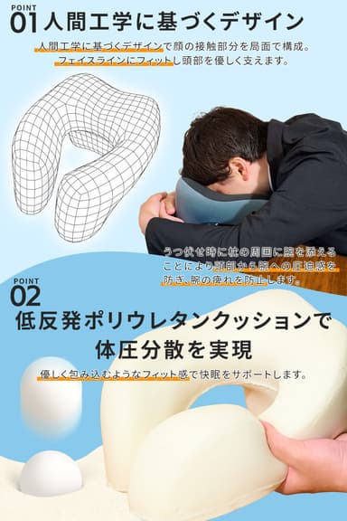 優しく包み込むフィット感