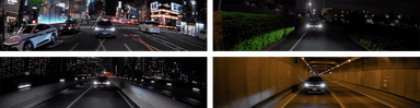 リア夜間映像