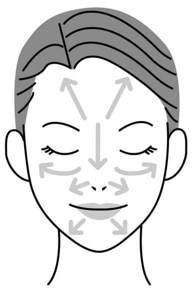 セラムクッションBB_使用方法イラスト